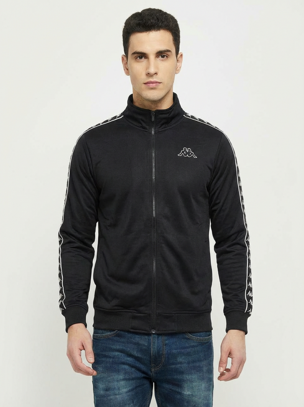 Kappa Man Zip Jacket Black