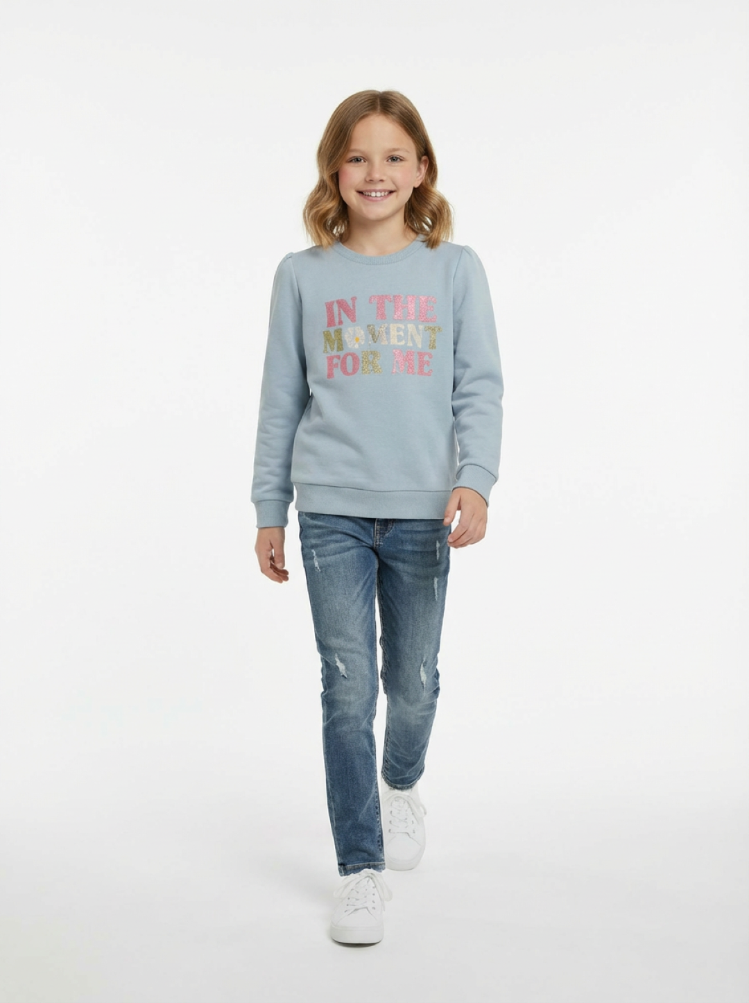 TAFE O LOIEL Girl's Sweatshirt Sky Blue