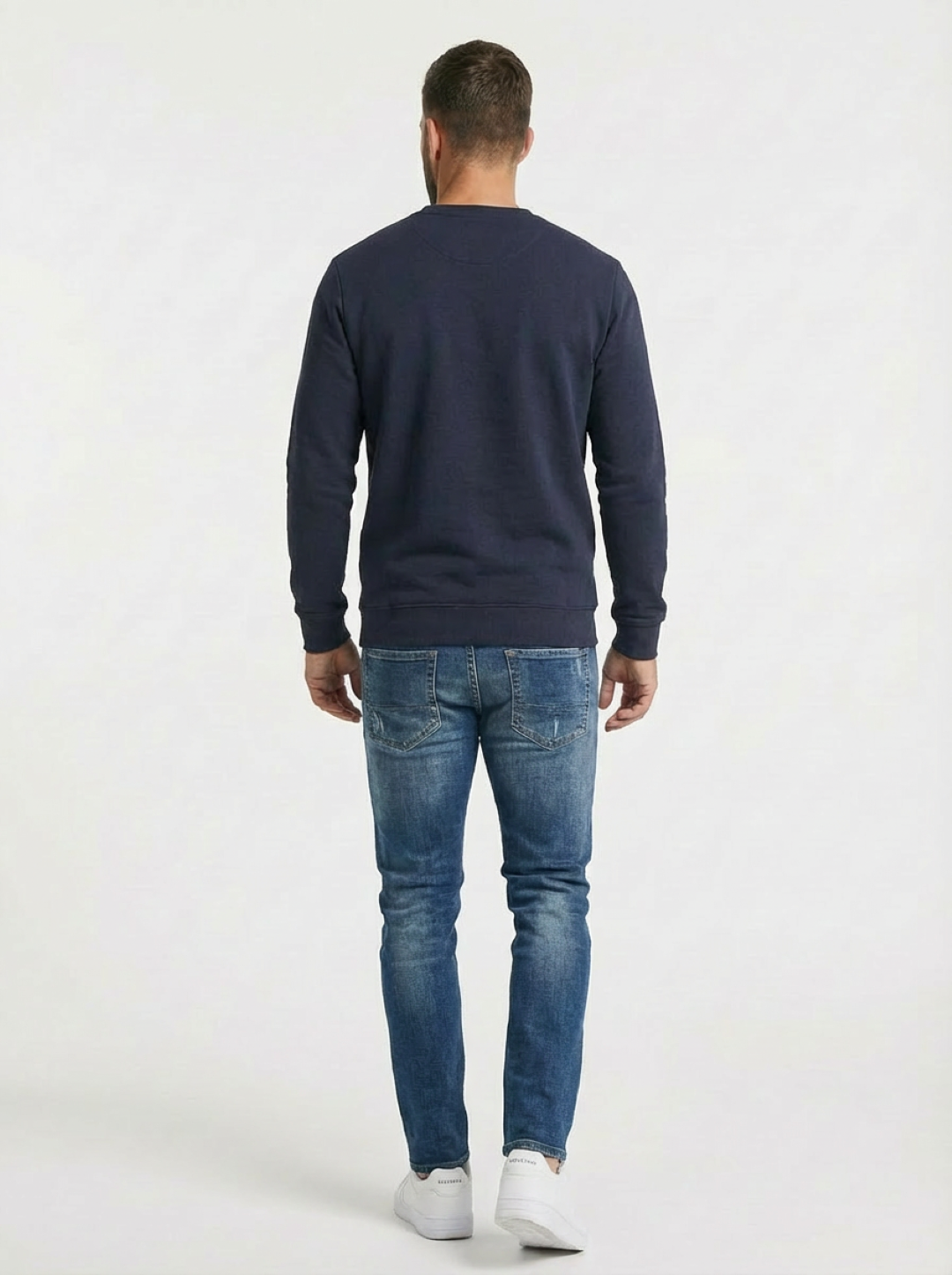 Sik Silk Man Sweatshirt Navy