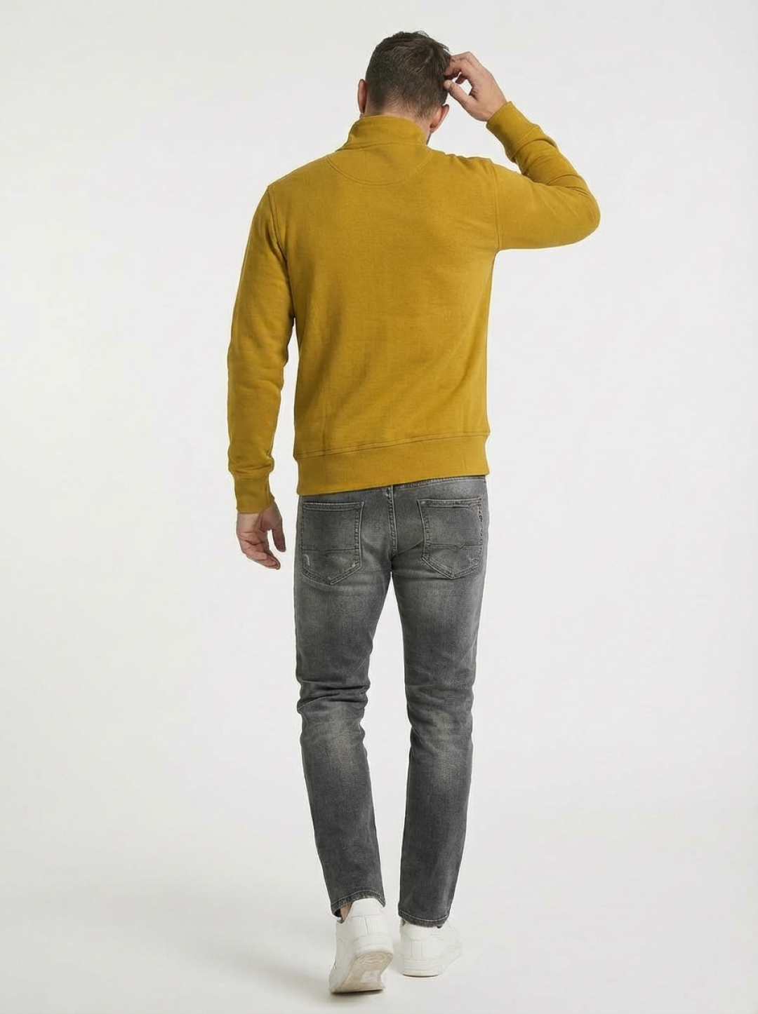 BE Board Man Zip Jacket Mustard