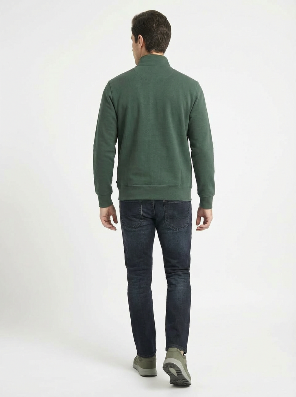 Il Granchio Man Zip Jacket Olive