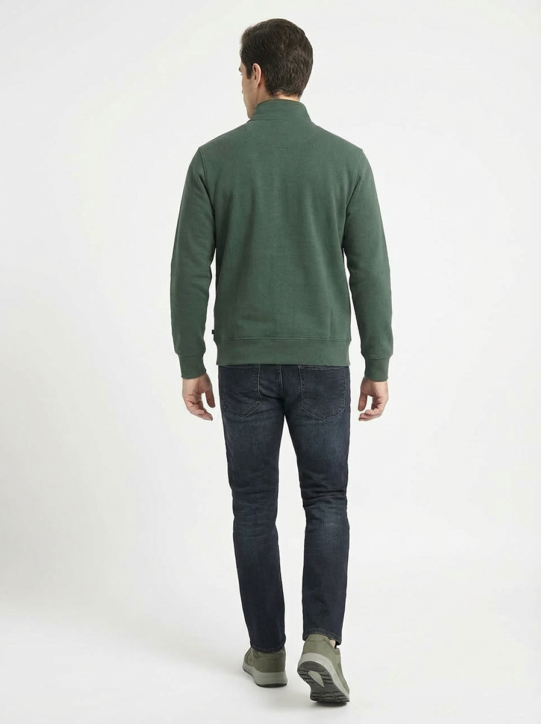 Il Granchio Man Zip Jacket Olive