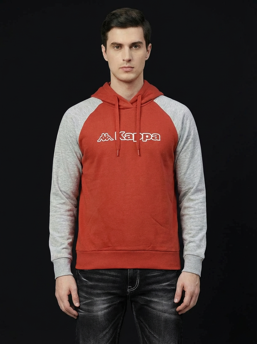 Kappa Man Hoodie Orange