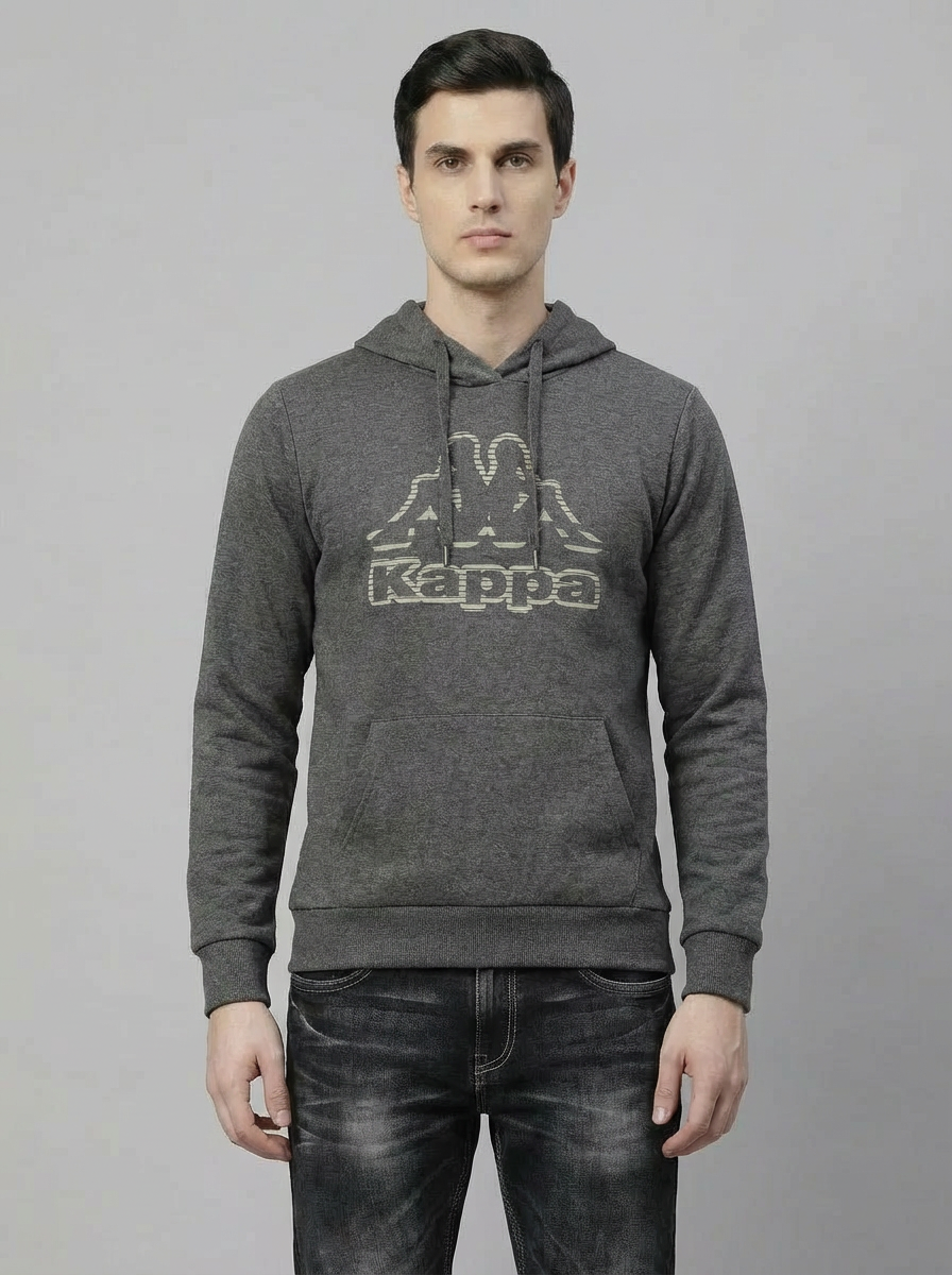 Kappa Man Hoodie Ash