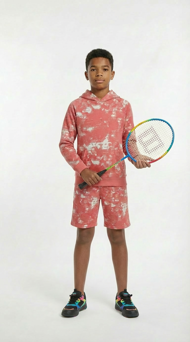 Adult Girls & Boys Unisex Set Coral