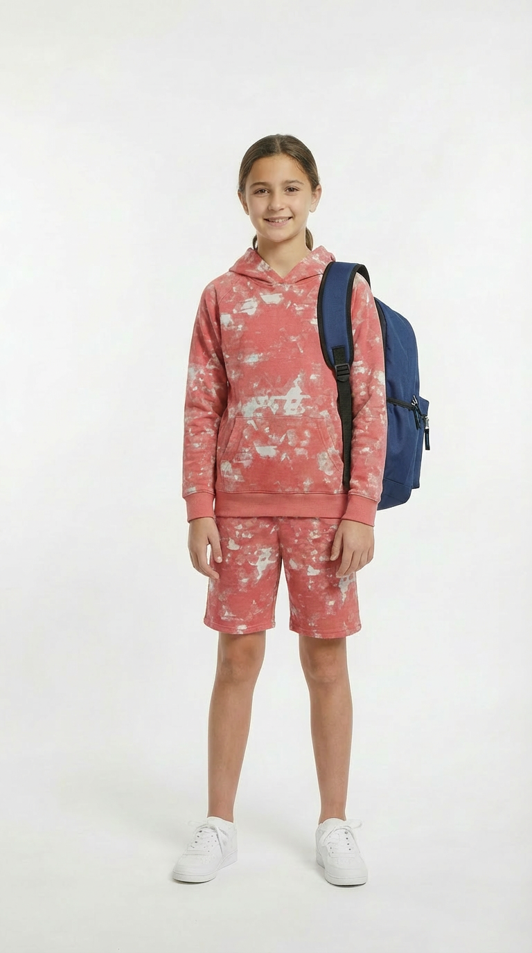 Adult Girls & Boys Unisex Set Coral