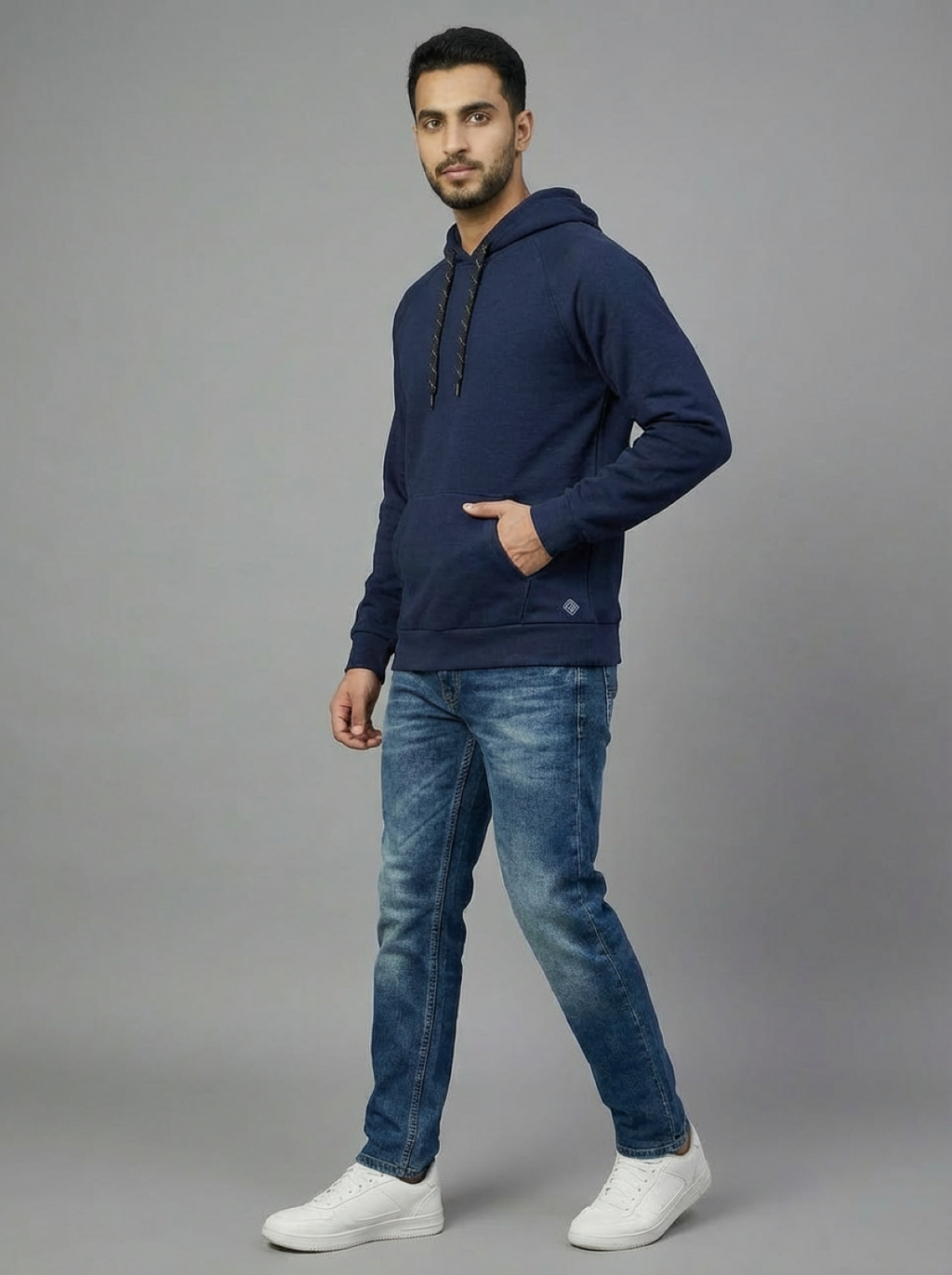 Zelos Unisex Hoodie Navy