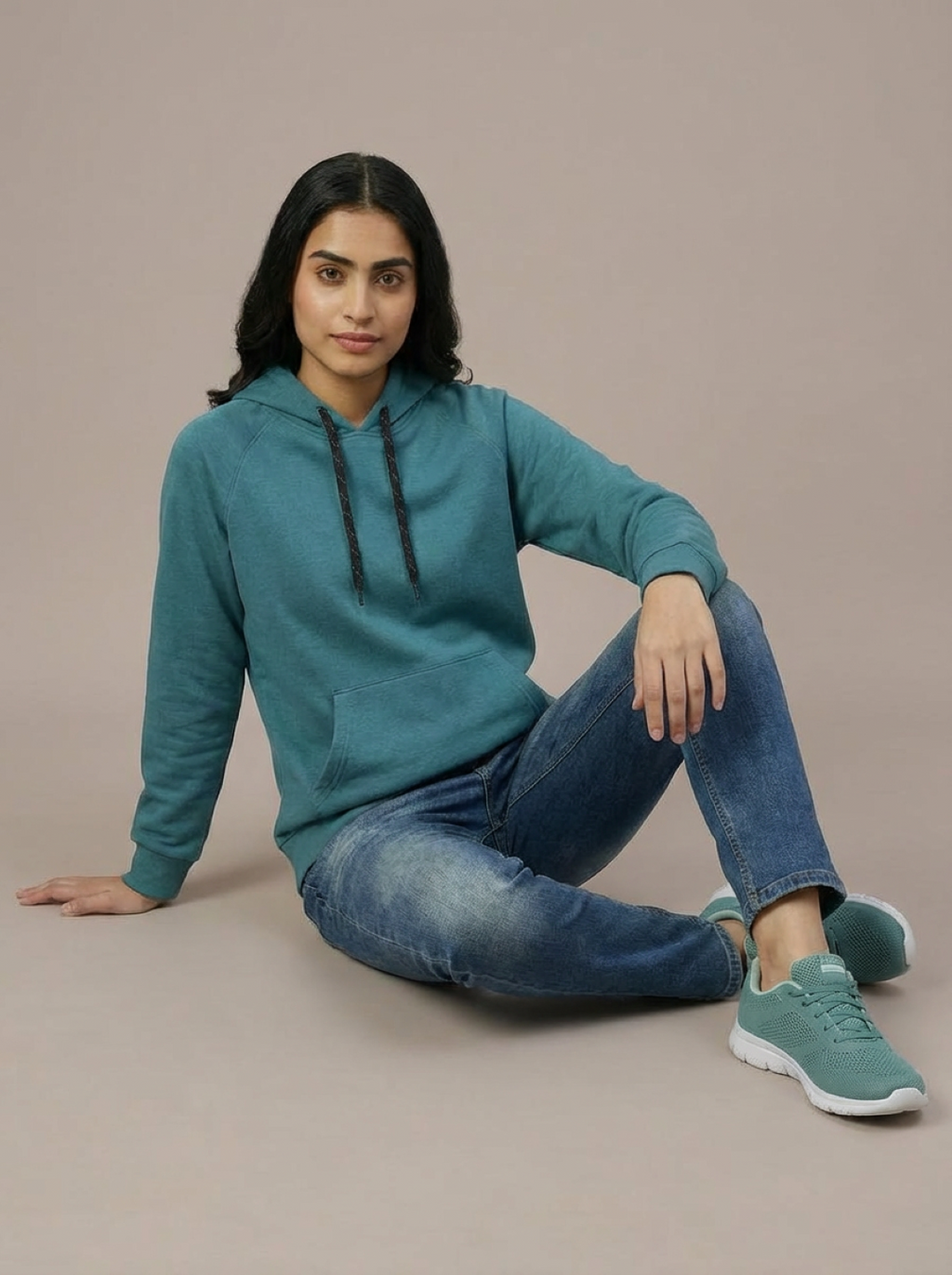 Zelos Unisex Hoodie Sea Green