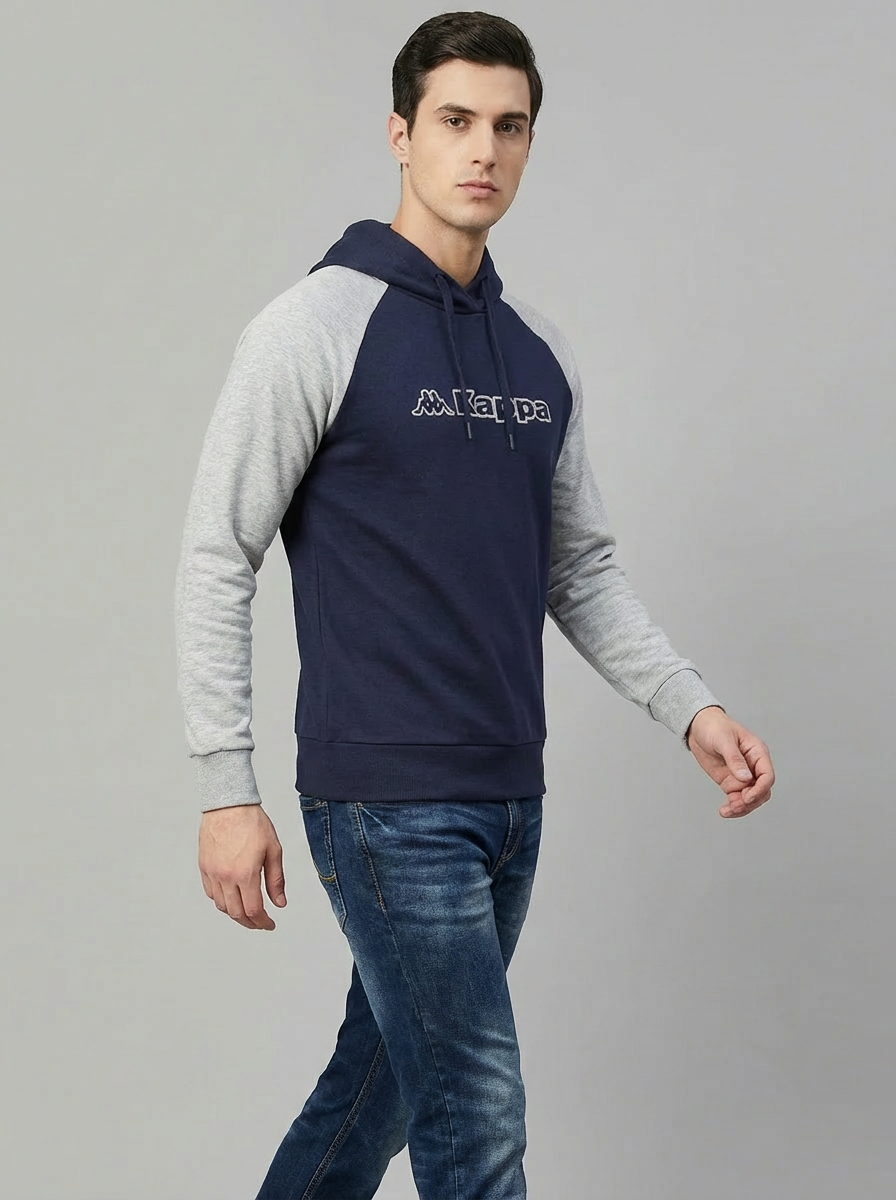 Kappa Man Hoodie Navy