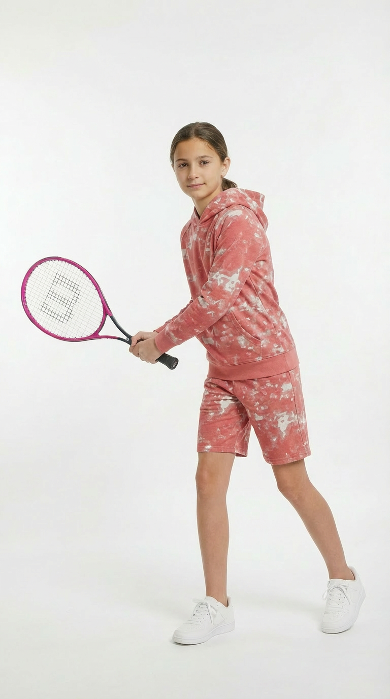 Adult Girls & Boys Unisex Set Coral