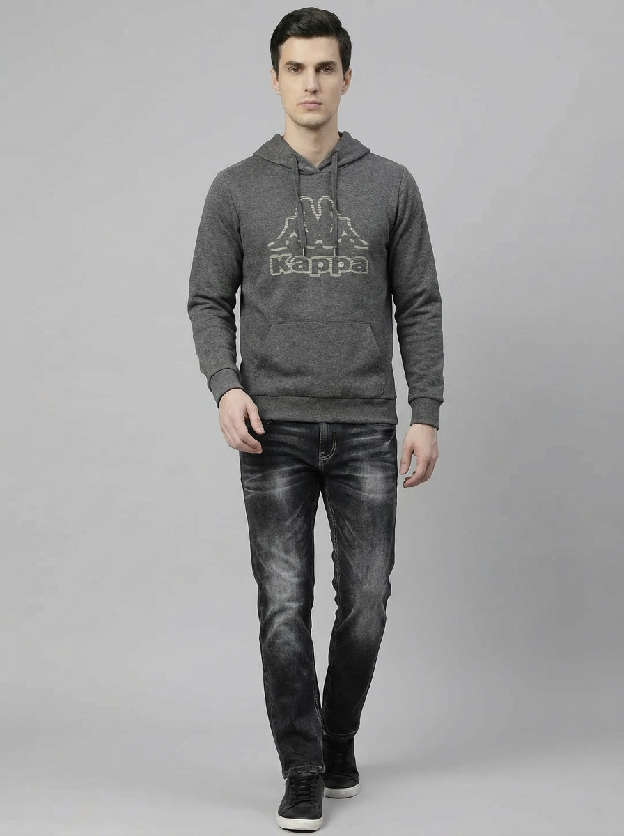 Kappa Man Hoodie Ash